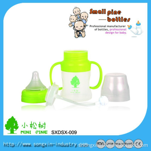Hot Selling Drop Resistance 150ml Food Grade Silicone BPA Free Baby Bottle